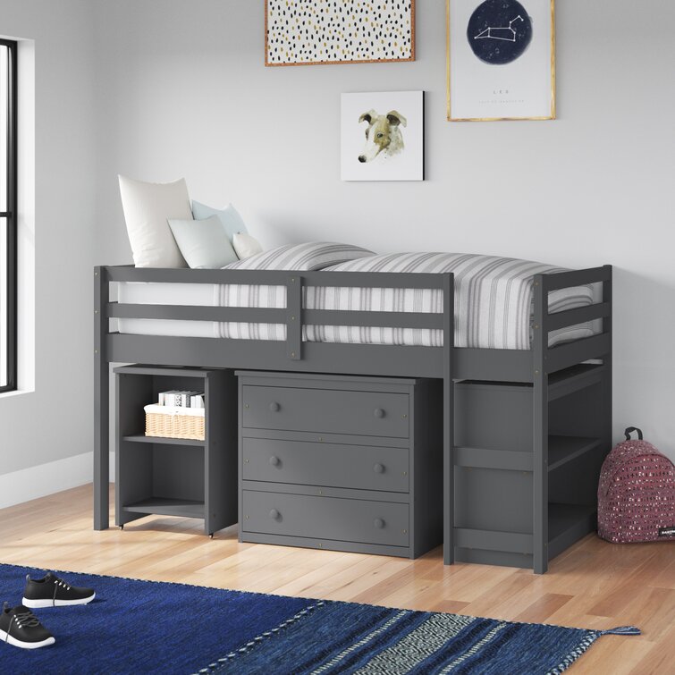 Bunk beds with 2024 chest of drawers